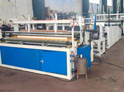 Automatic Small Toilet Paper Roll Making Machine for Zimbabwe Client